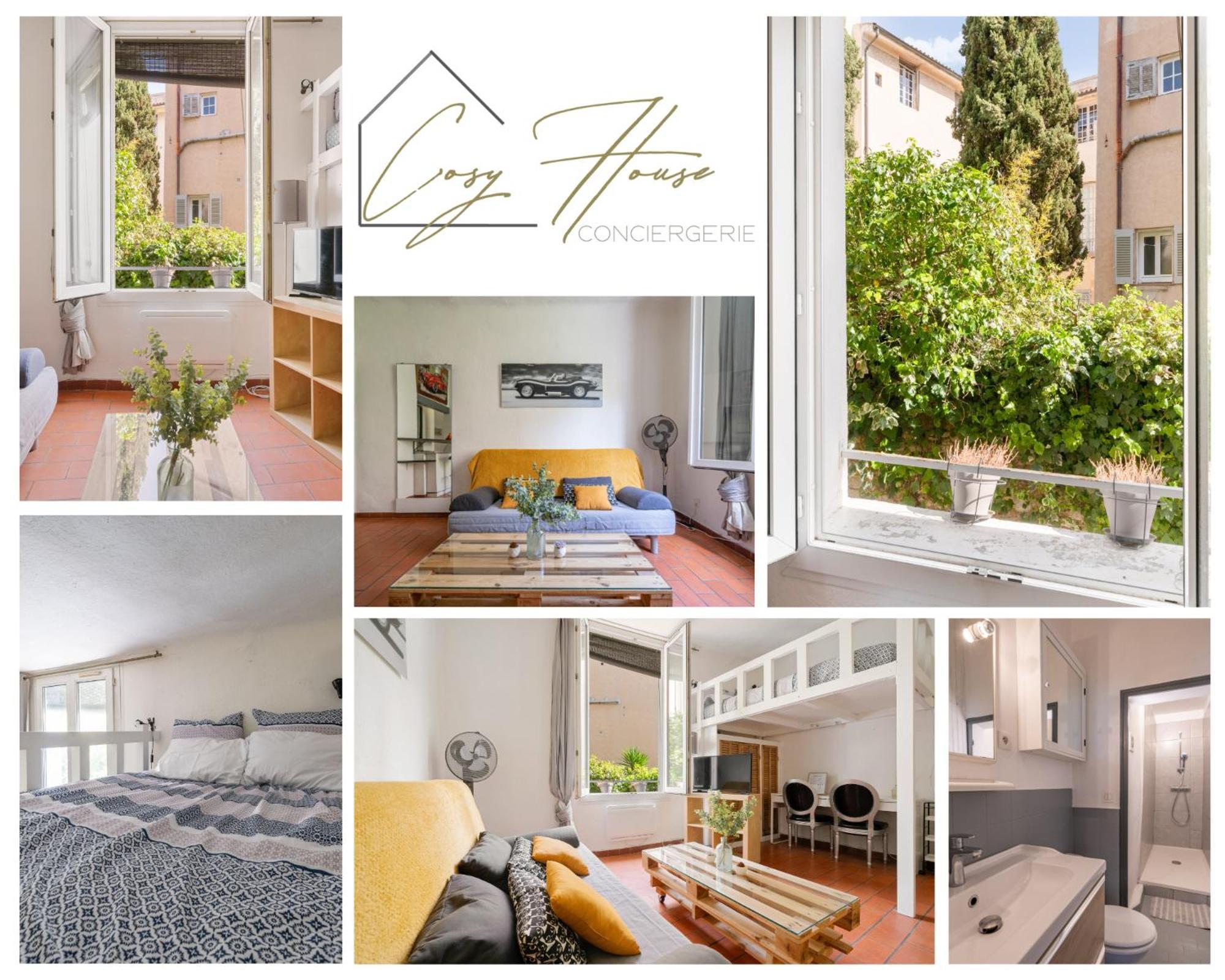 Studio - Coeur D'Aix En Provence - Calme - Sans Vis-A-Vis เอ็ก-ซอง-โพรวองซ์ ภายนอก รูปภาพ